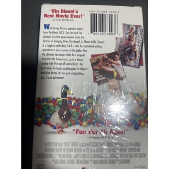 Walt Disney - The Pacifier 2005 VHS Vin Diesel - Hard To Find - Rare - Picture 6 of 9